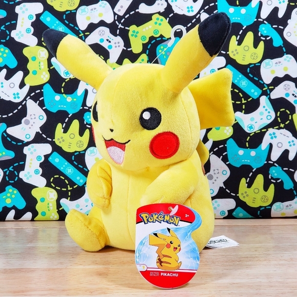 Jazwares Pokemon S4 PIKACHU 8" 2021 100% Genuine Collectible Gaming Plush - Picture 6 of 11